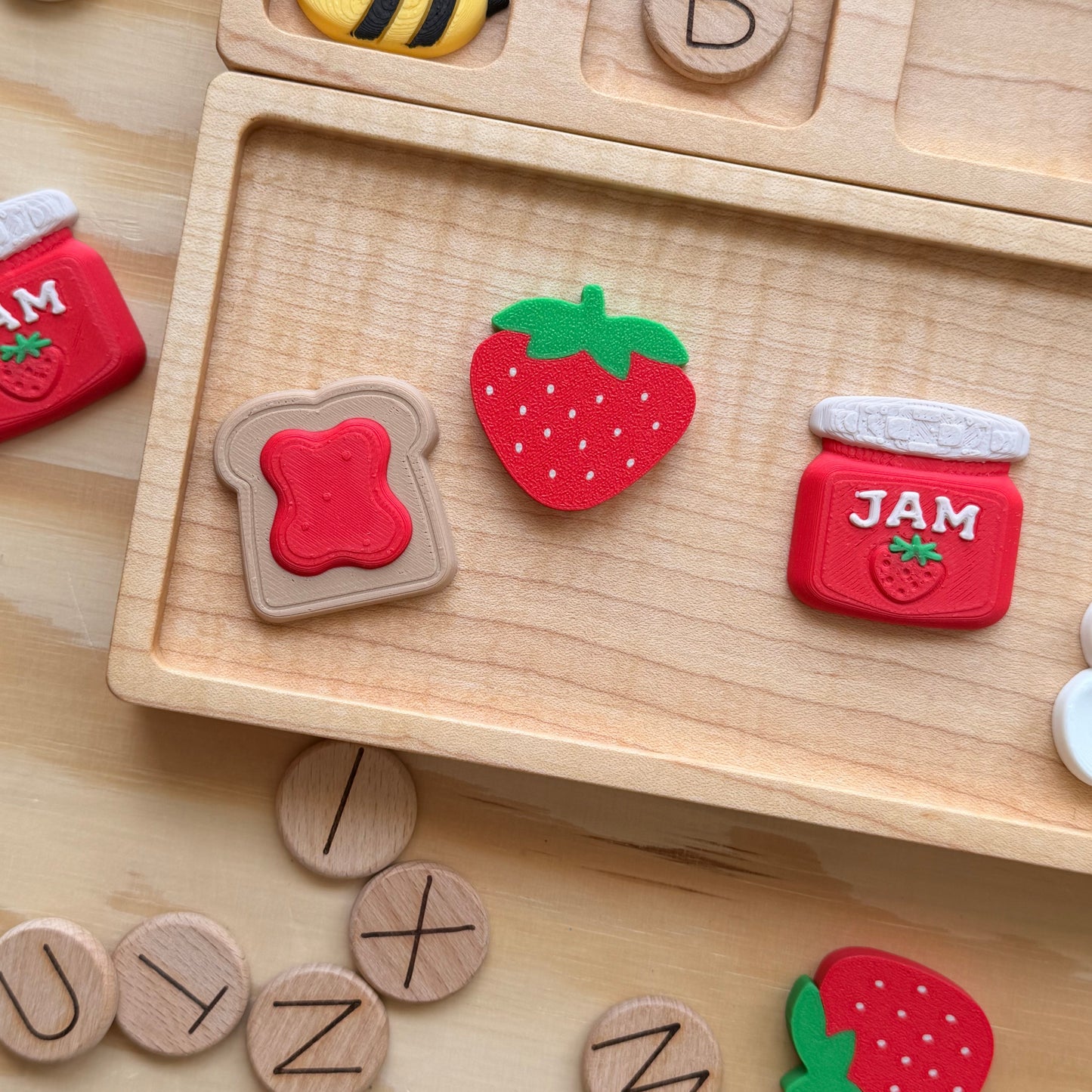 Strawberry Themed Play Pieces/Counters (25 pc) ✨ PRE-ORDER RESTOCK ✨