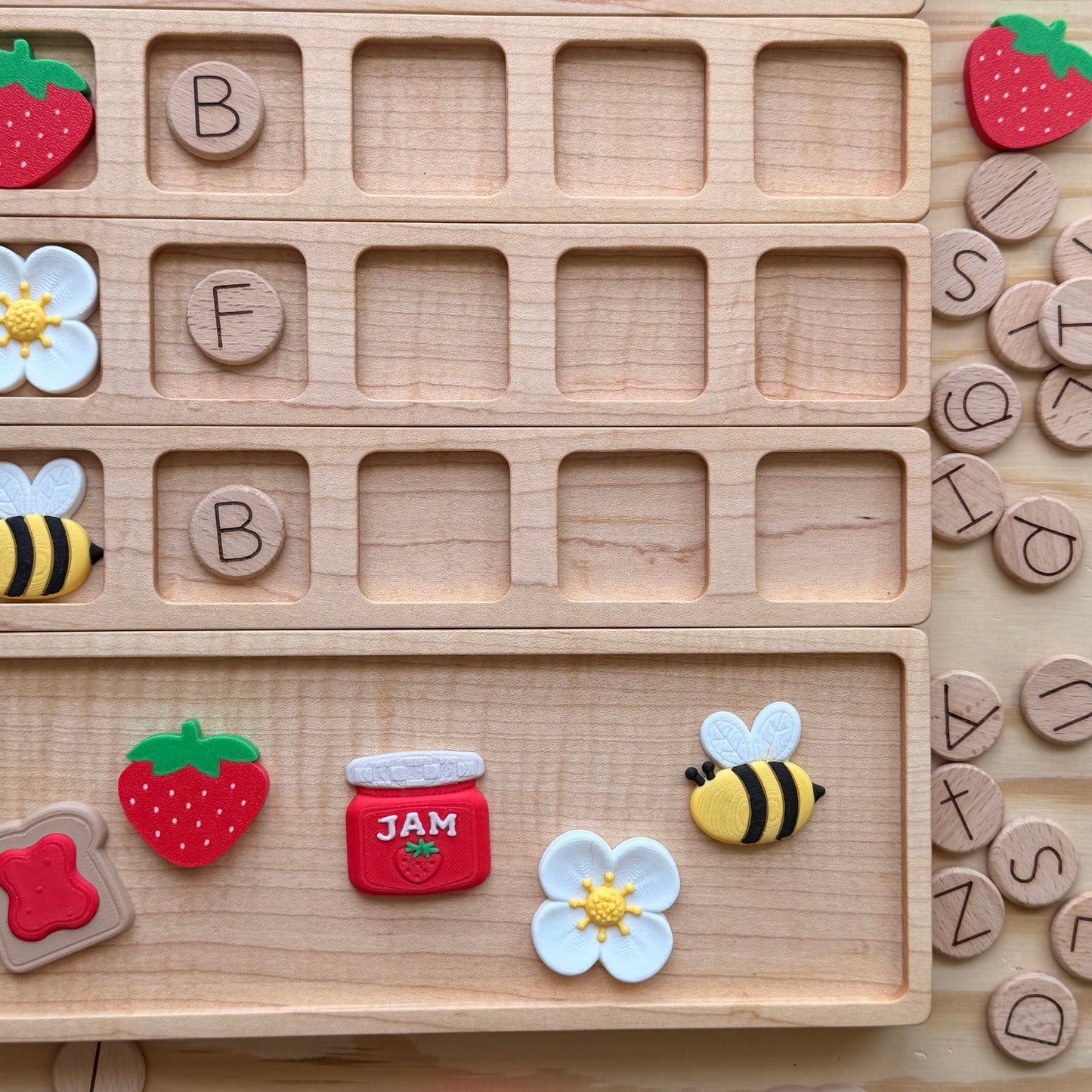 Strawberry Themed Play Pieces/Counters (25 pc) ✨ PRE-ORDER RESTOCK ✨
