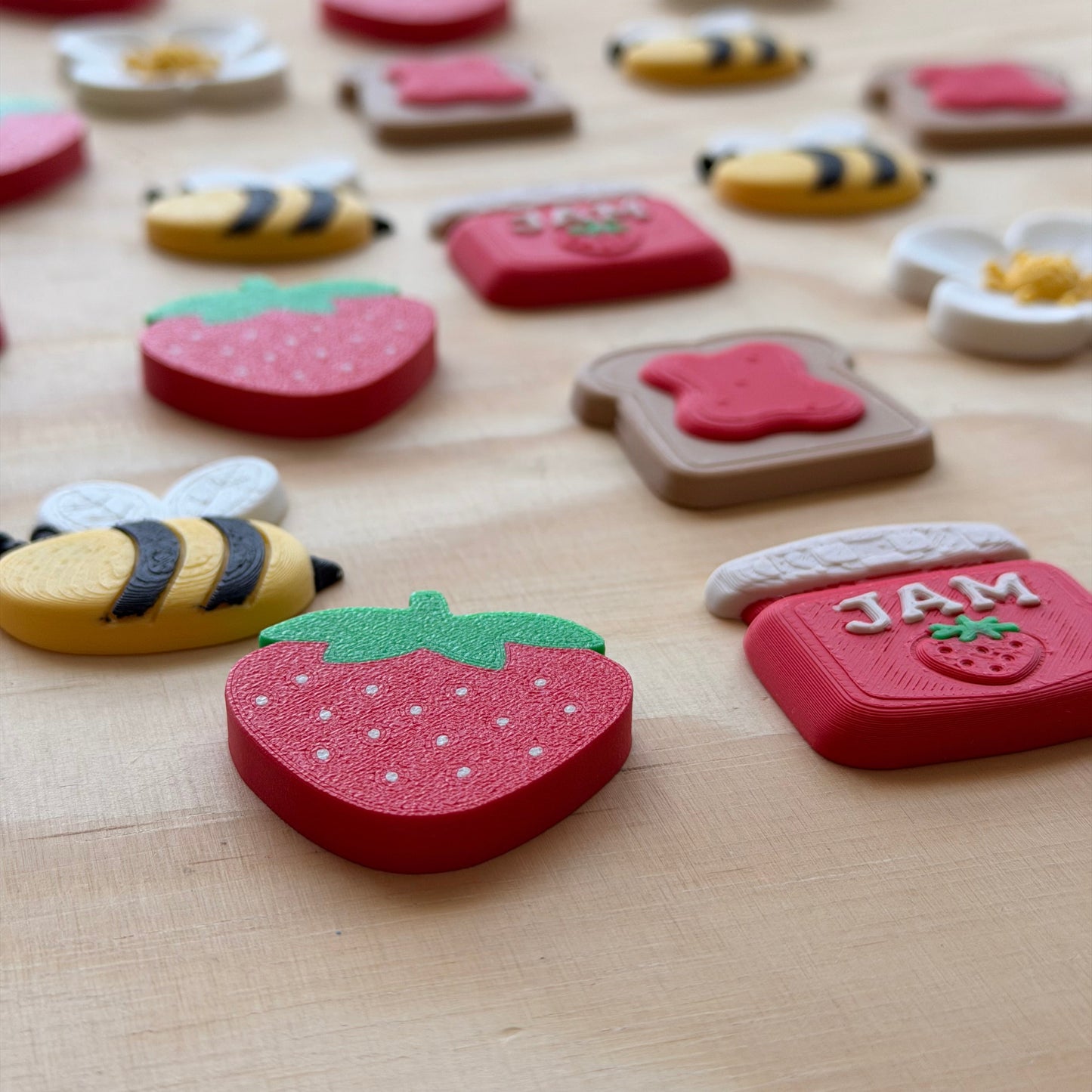 Strawberry Themed Play Pieces/Counters (25 pc) ✨ PRE-ORDER RESTOCK ✨