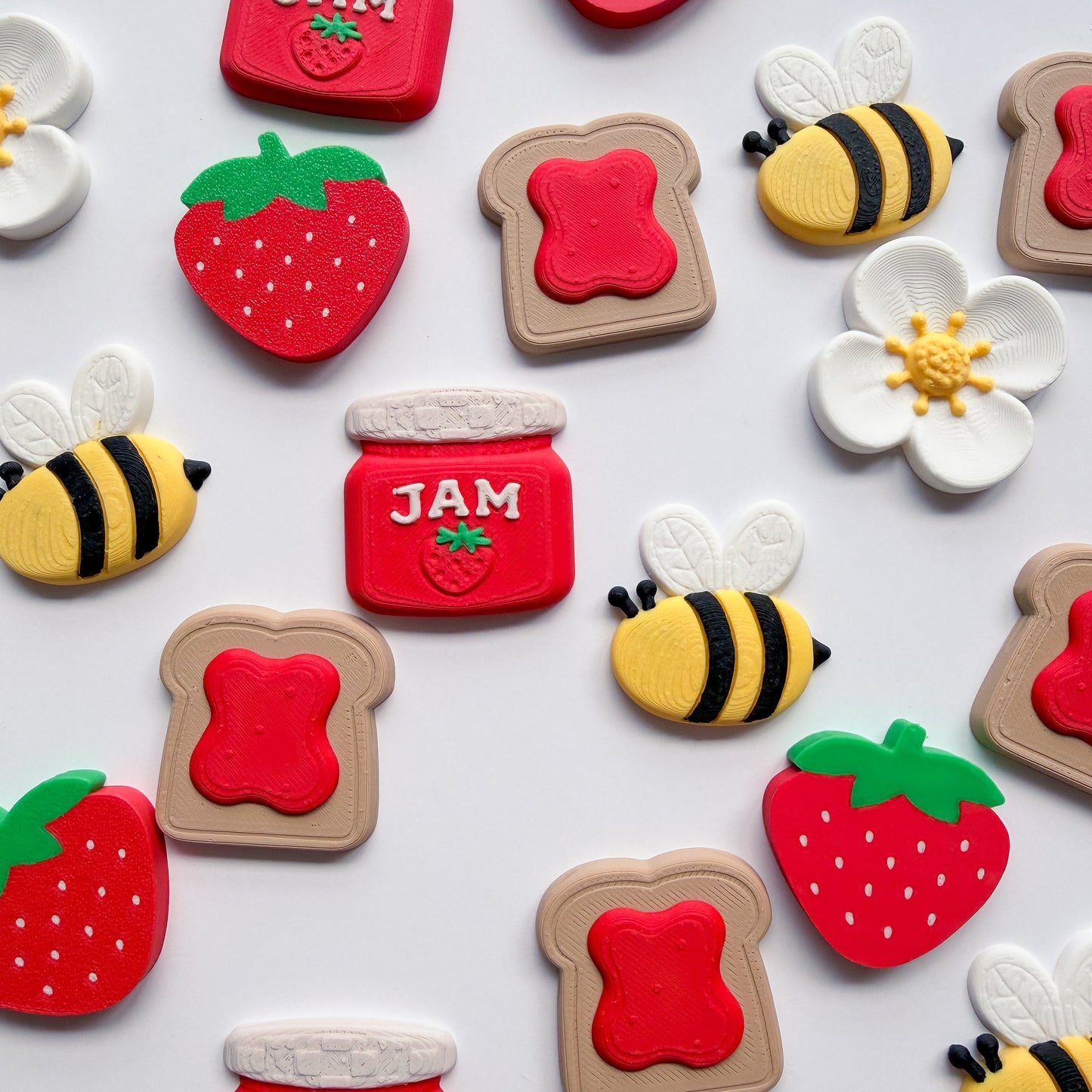 Strawberry Themed Play Pieces/Counters (25 pc) ✨ PRE-ORDER RESTOCK ✨
