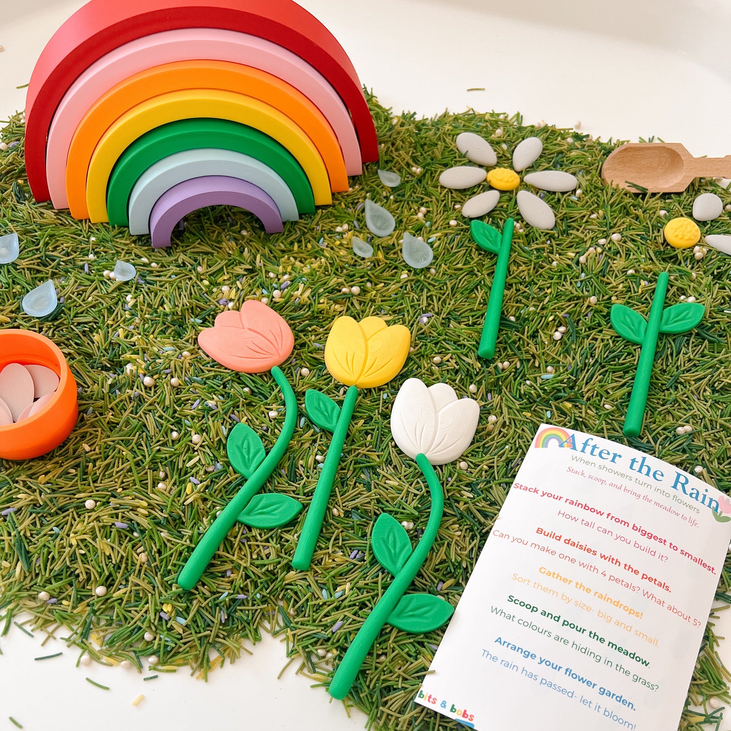 After the Rain Sensory Kit- Base + Bits & Bobs (No Bin)