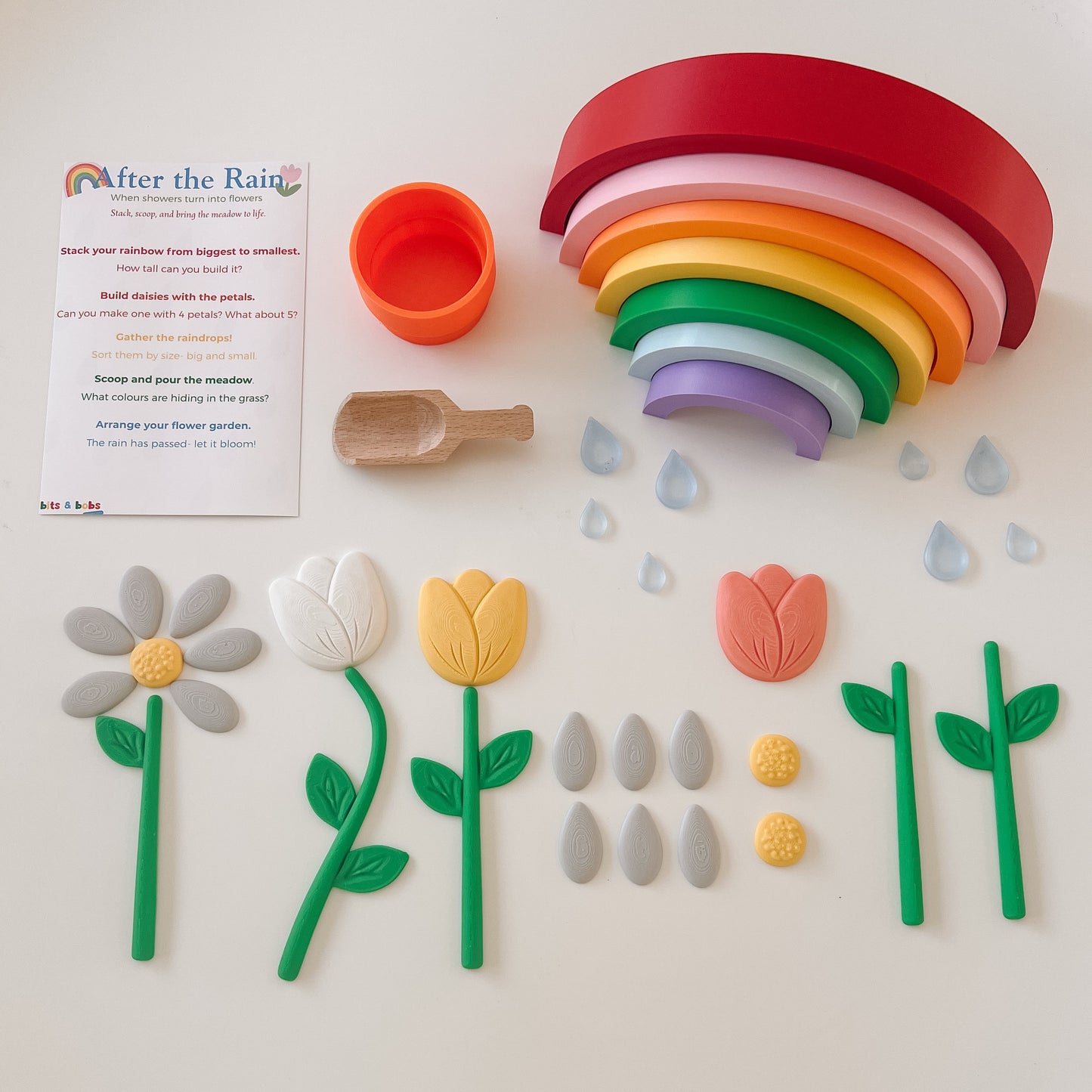 After the Rain Sensory Kit- Base + Bits & Bobs (No Bin)